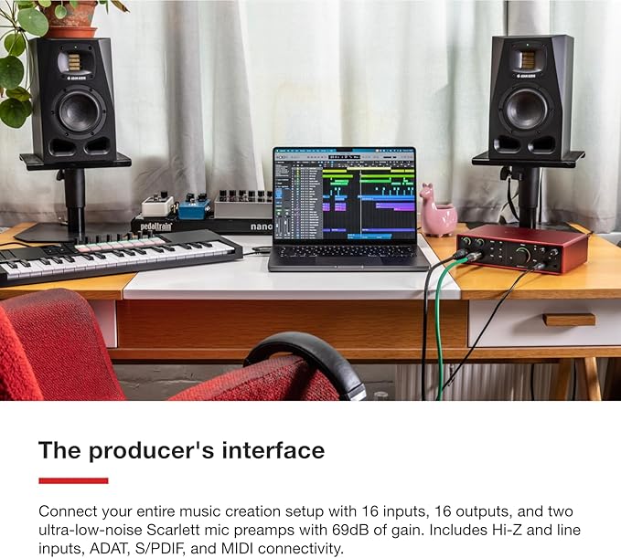 Focusrite Scarlett 16i16 4th Gen USB Audio Interface, - Image 2