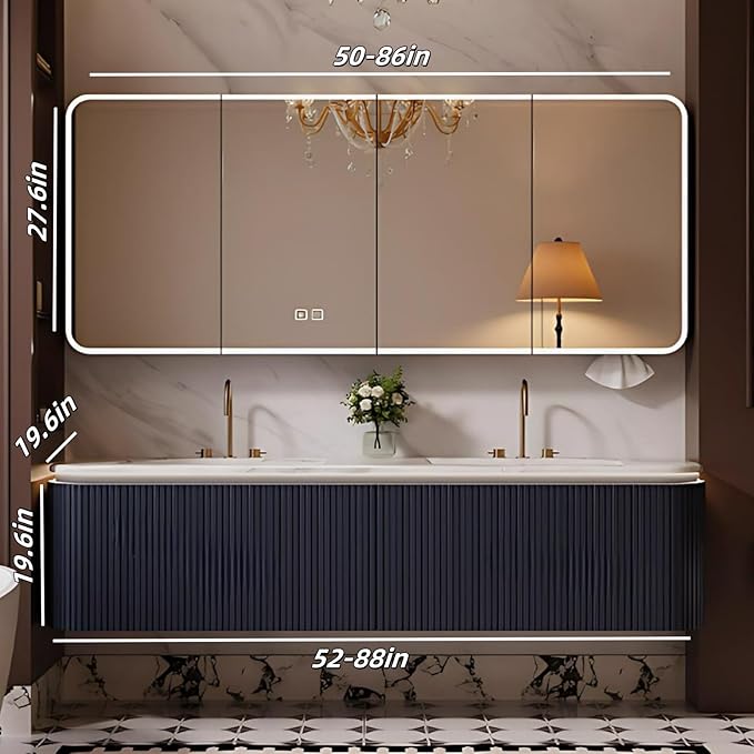 Bathroom Vanity with Double Sinks - Image 2