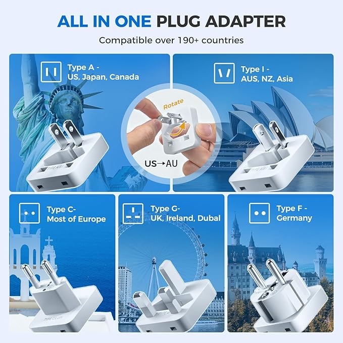DOACE 2000W Voltage Converter US to Europe - 220V to 110V Converter - Image 6