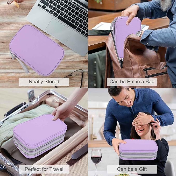 FYY Electronic Organizer, Large Travel Cable Organizer Bag Pouch Electronic - Image 7