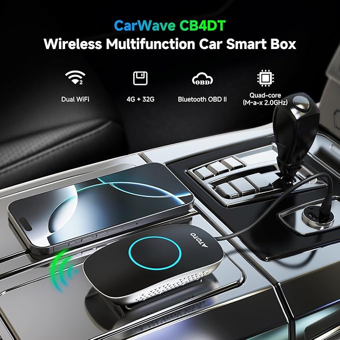 ATOTOMOVE Wireless CarPlay AI Box - Image 2