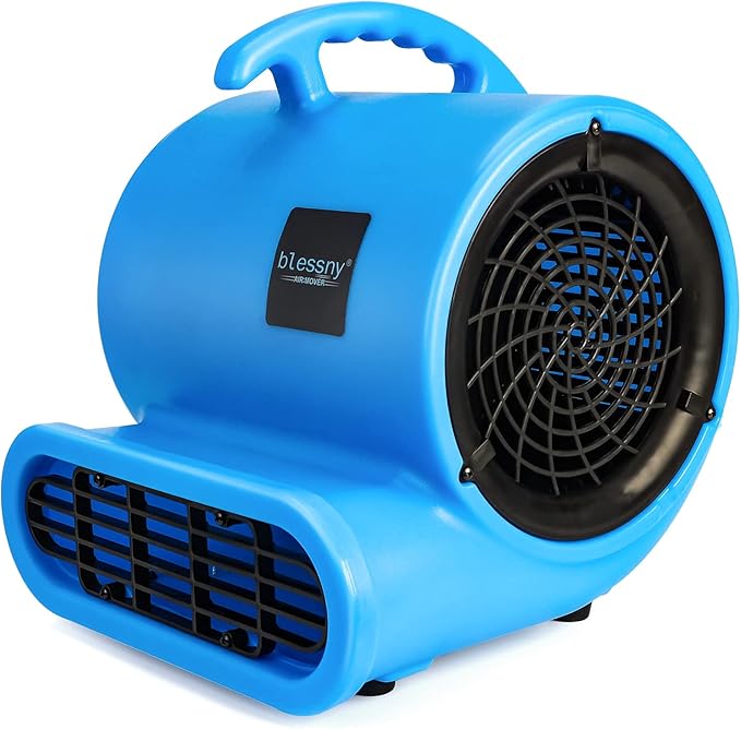 blessny 1/2 HP ETL Listed Carpet Dryer Fan, 2600 CFM Air Blower Mover by blessny