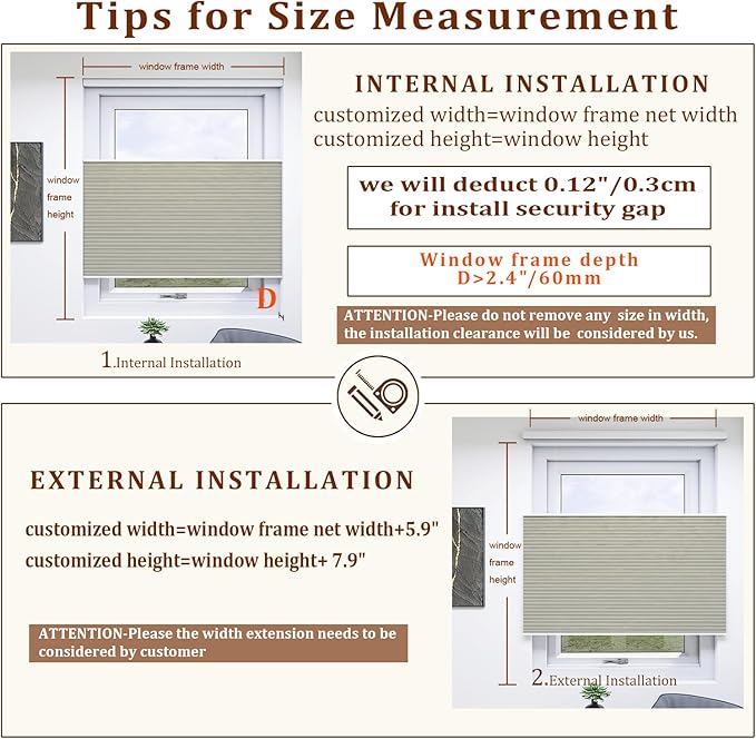 LEXEN Smart Top Down Bottom Up Honeycomb Shades WiFi Enabled Motorized Cellular - Image 7