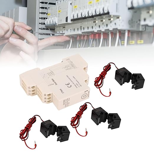 100A 3 Phase Power Meter Energy Consumption Electricity Usage Monitor - Image 5