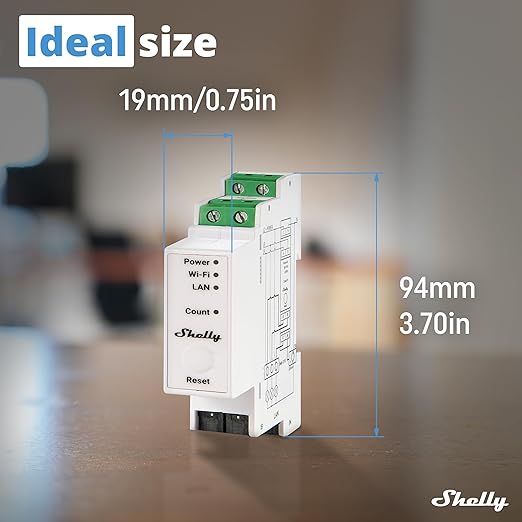 Shelly Pro 3EM 3CT 63 | Wi-Fi & LAN 3-Phase Professional Smart Energy Meter | - Image 2