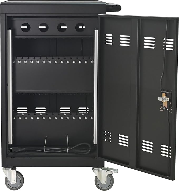 32-Bay Mobile Charging Cart - Image 5