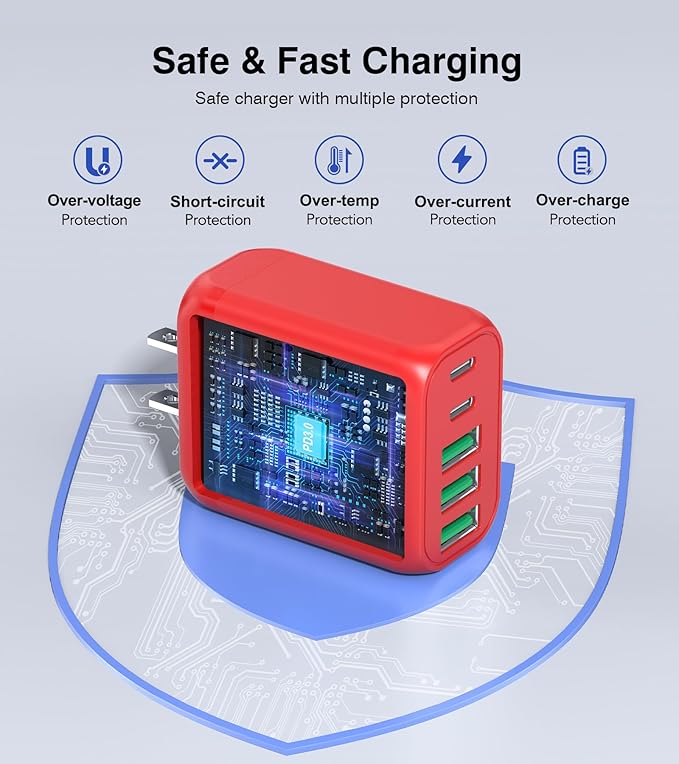 60W USB C Wall Charger, Samsung Galaxy - Image 3