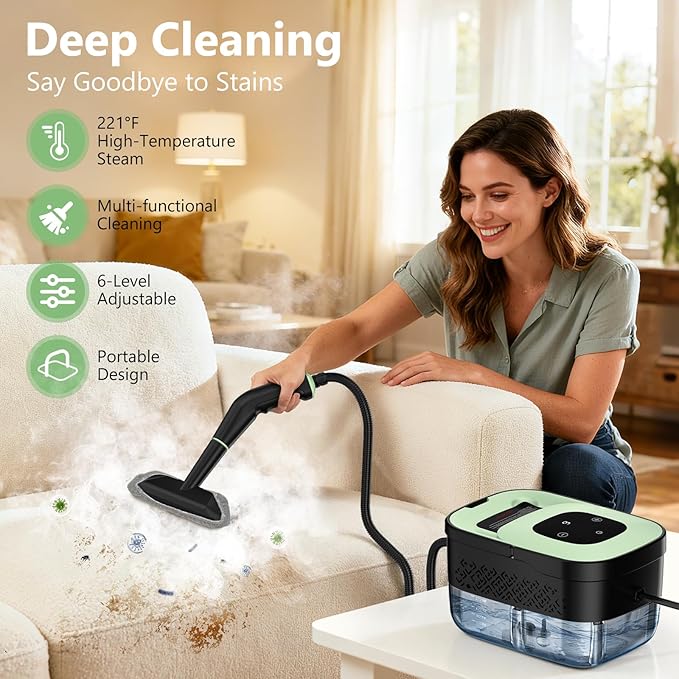 Steam Cleaner, Portable Steamer - Image 2