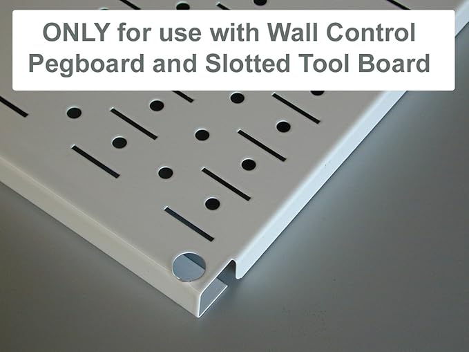 Wall Control ASM-SH-1606 B Deep Pegboard Shelf Assembly - Image 2