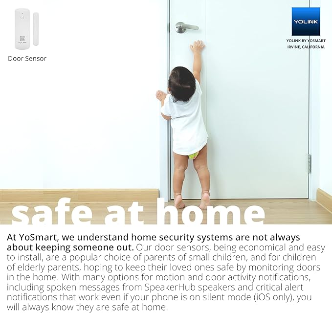 YoLink LoRa Smart Door & Window Sensor 3-Pack: Door Left-Open Reminders - Image 4
