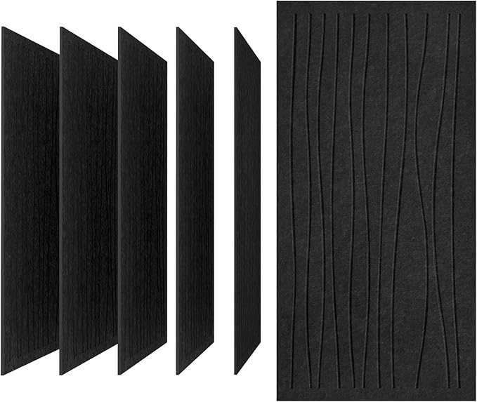 UMIACOUSTICS 6 PCS Sound Proof Panels, 47.2 x 23.6 Inches Sound Absorbing Panels by UMIACOUSTIC