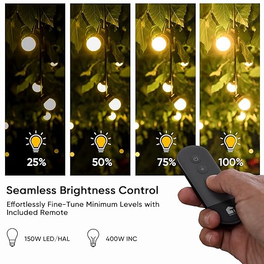 TREATLIFE Dimmer Plug with 100FT Wireless Remote Control, IP44 Weather - Image 3