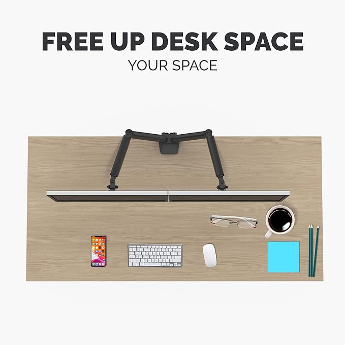 Fellowes Platinum Series Dual Monitor Arm - Image 8