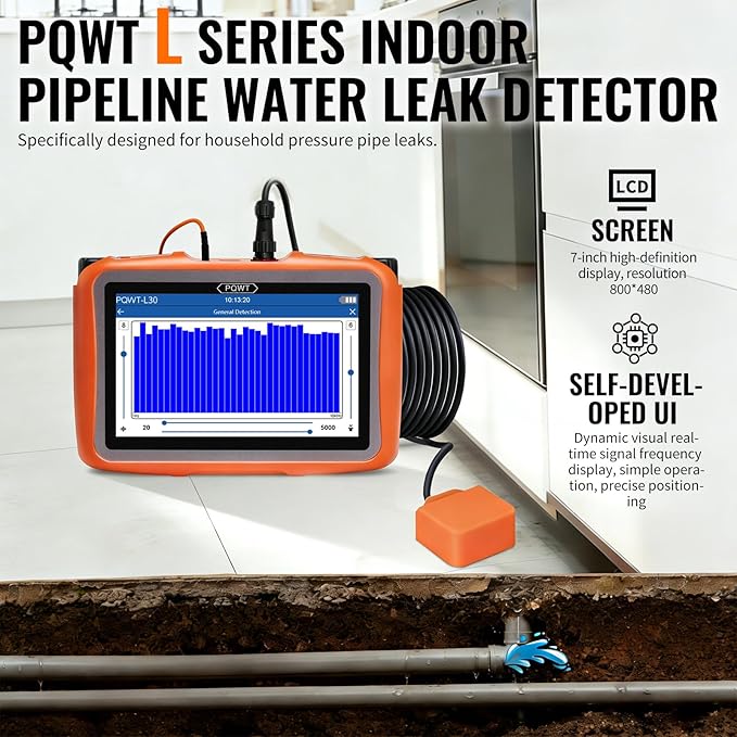PQWT-L30 Home Use Pipeline Water Leak Detector - Image 3