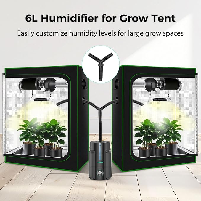 6L/1.59Gal Humidifier for Plants, Reptile Fogger Mister - Image 2