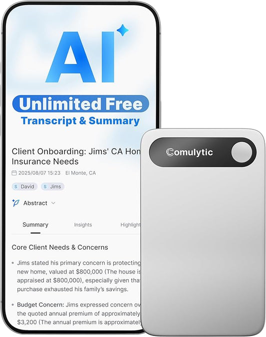 Comulytic Note Pro AI Voice Recorder, Unlimited Transcribe & Summarize by Comulytic