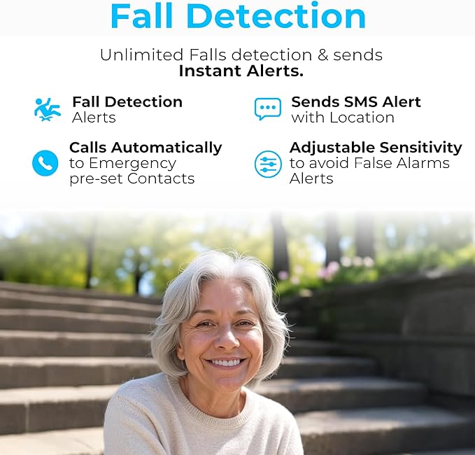 SecuLife SOS Wristband, Fall Detection, GPS Safety Bracelet - Image 2