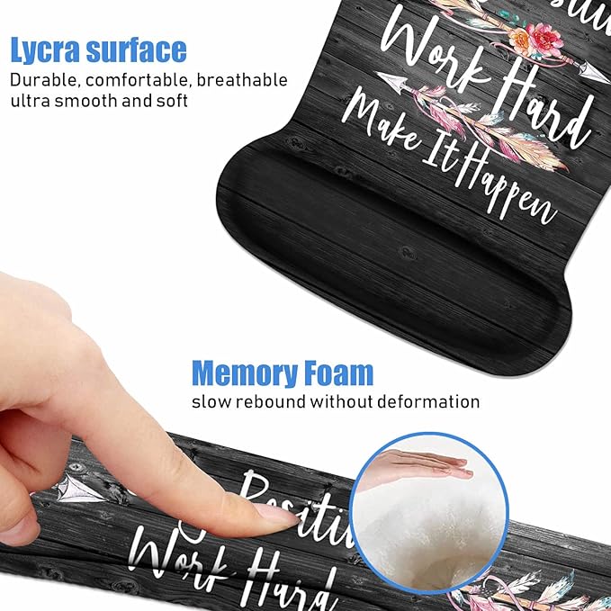 Mouse Pad Wrist Support and Keyboard Wrist Rest Set - Image 5