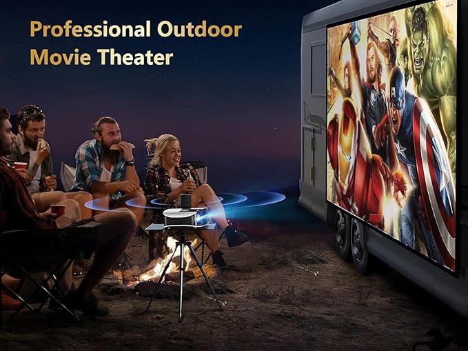 GooDee Smart 4K Projector with 5G WIFI and Bluetooth, Built-in Apps, Dolby Audio - Image 6