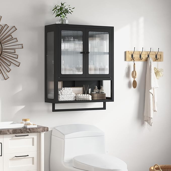 Bathroom Wall Cabinet, Over The Toilet Space Saver Storage Cabinet, Medicine - Image 2