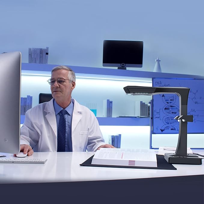CZUR ET24 Pro Professional Book Scanner, 24MP Document Camera, 3rd Gen - Image 7