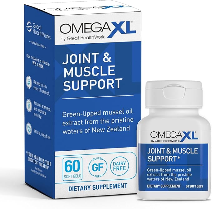 OmegaXL Joint Support Supplement, by GreatHealthWorks