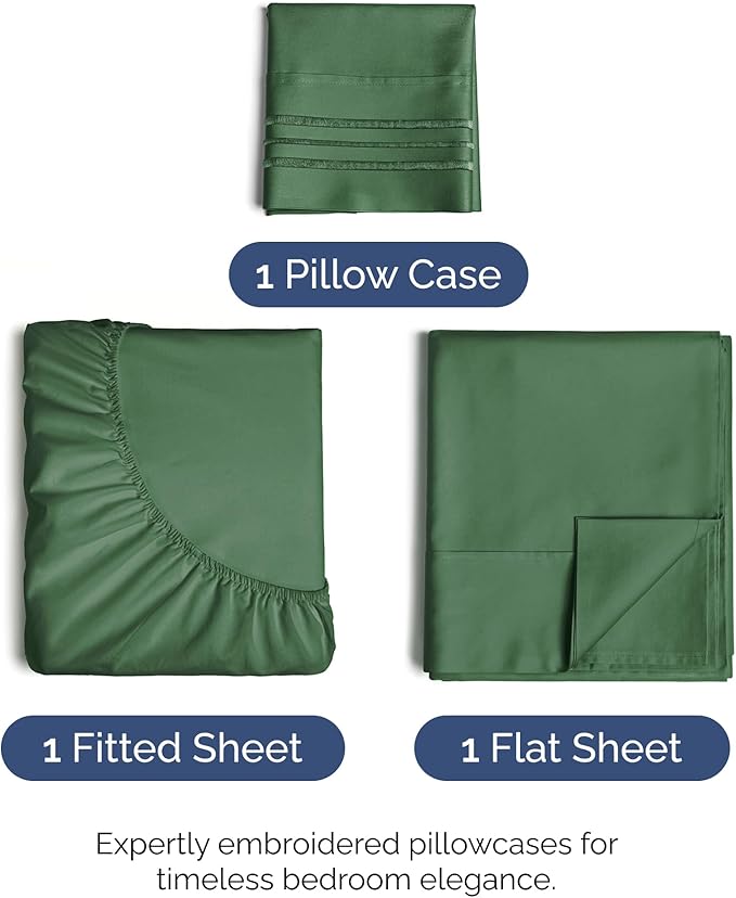 Twin Size 3 Piece Sheet Set - Image 2