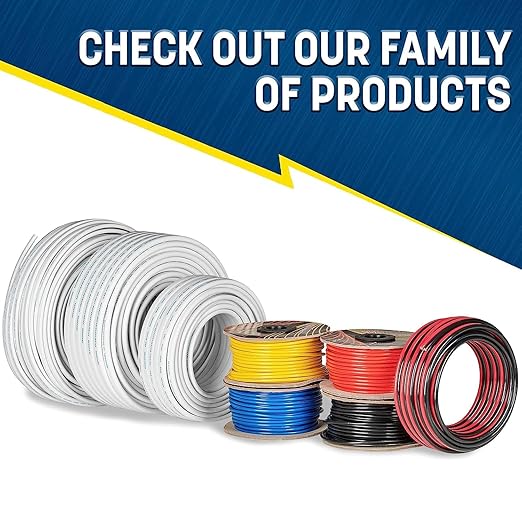 GS Power 100 Ft Duplex Marine Wire, 18 Gauge Wire, Oxygen-Free Tinned Copper 18 - Image 6