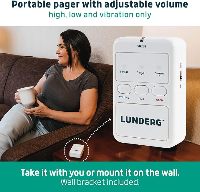 Lunderg Bed Alarm for Elderly Adults & Chair Alarm Set - Image 4