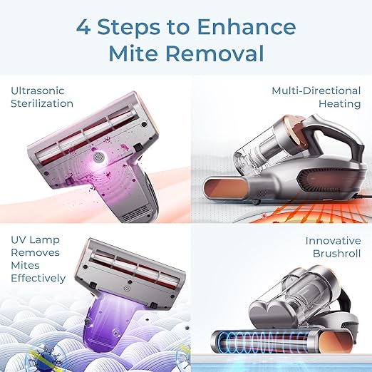 JIGOO S300 PRO Mattress Vacuum Cleaner - Image 5
