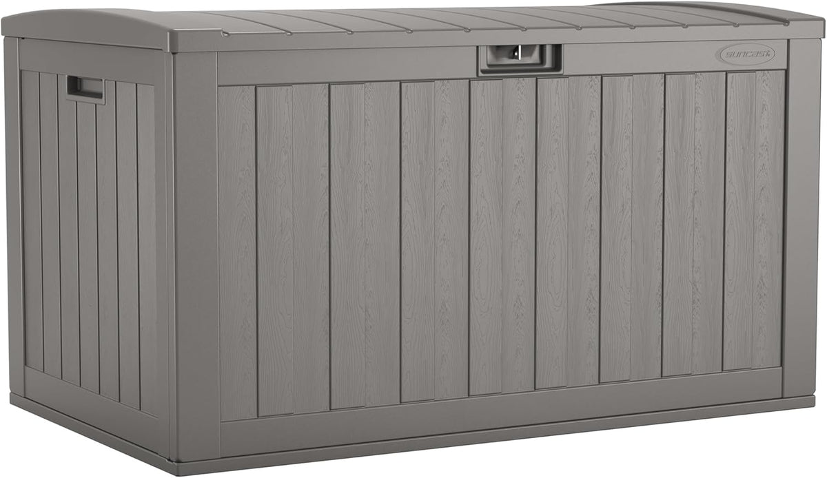 suncast xl resin deck box, 134 gal, with, main product view