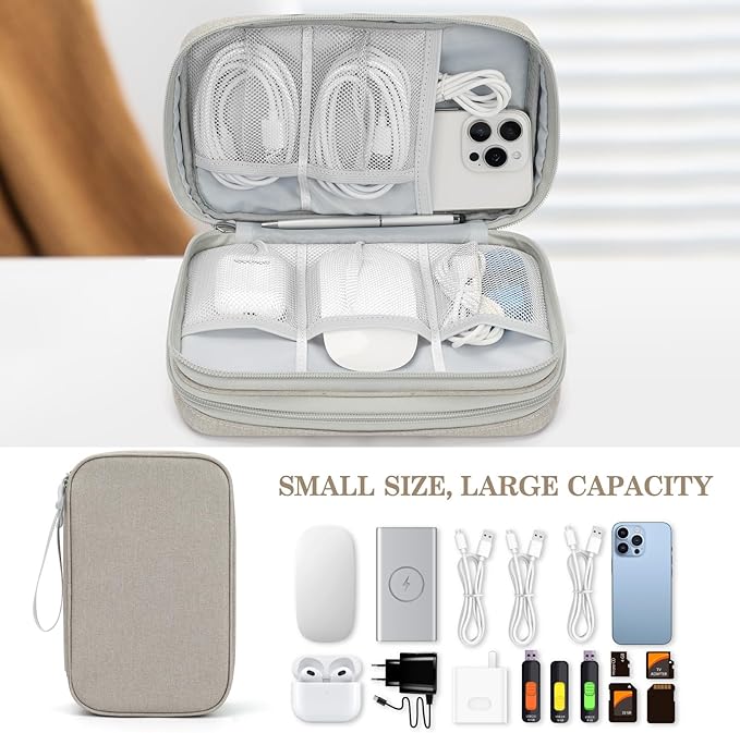 FYY Electronic Organizer, Large Travel Cable Organizer Bag Pouch Electronic - Image 6