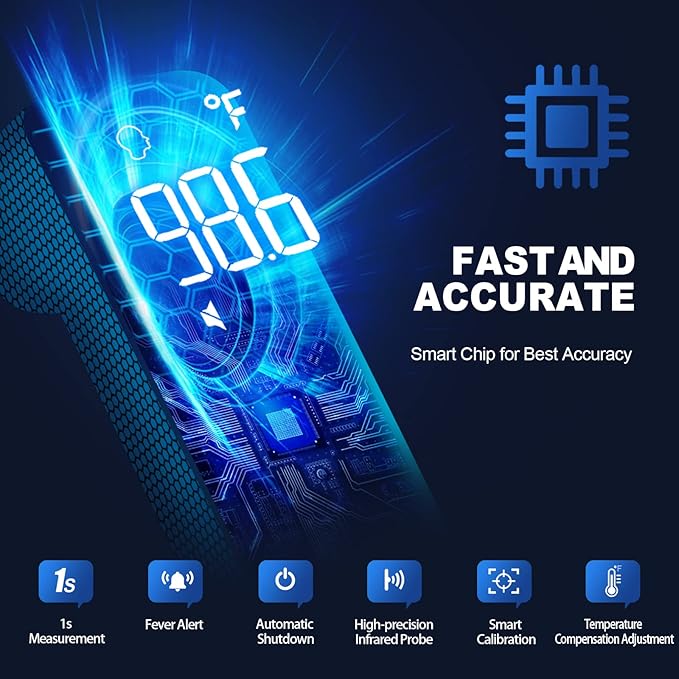 No-Touch Thermometer for Adults and Kids, Digital Accurate Baby Thermometer - Image 7
