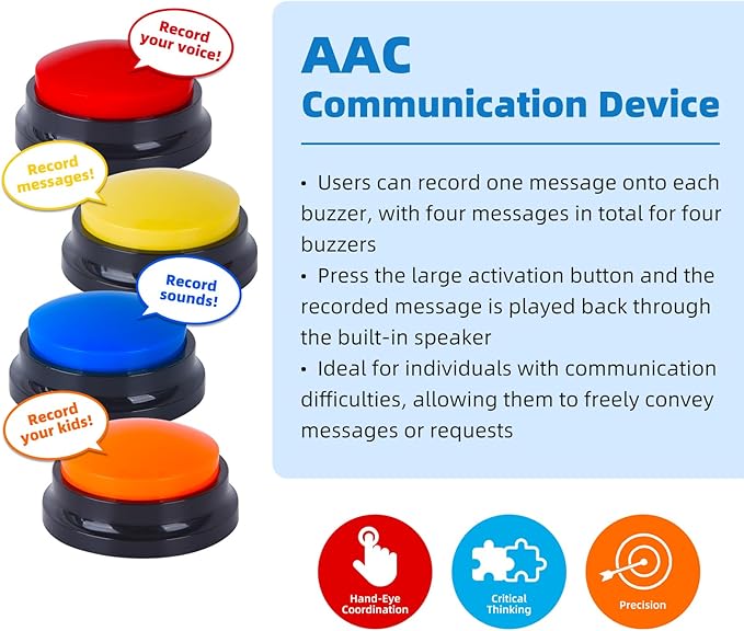 4 Pack Portable AAC Communication Devices - Image 5