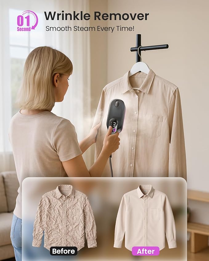 LOXP 2-in-1 Handheld Steamer and Iron - Image 3