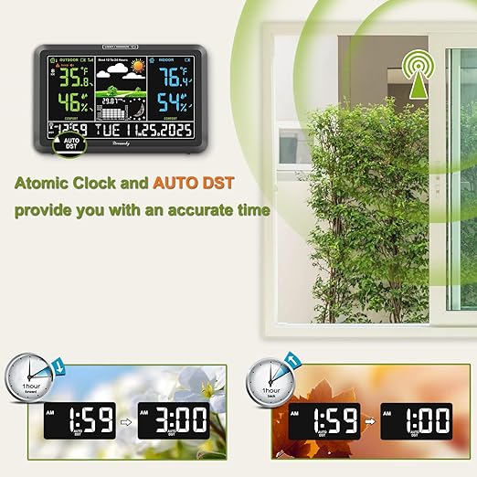 DreamSky Weather Station Indoor Outdoor Thermometer Wireless - Image 3