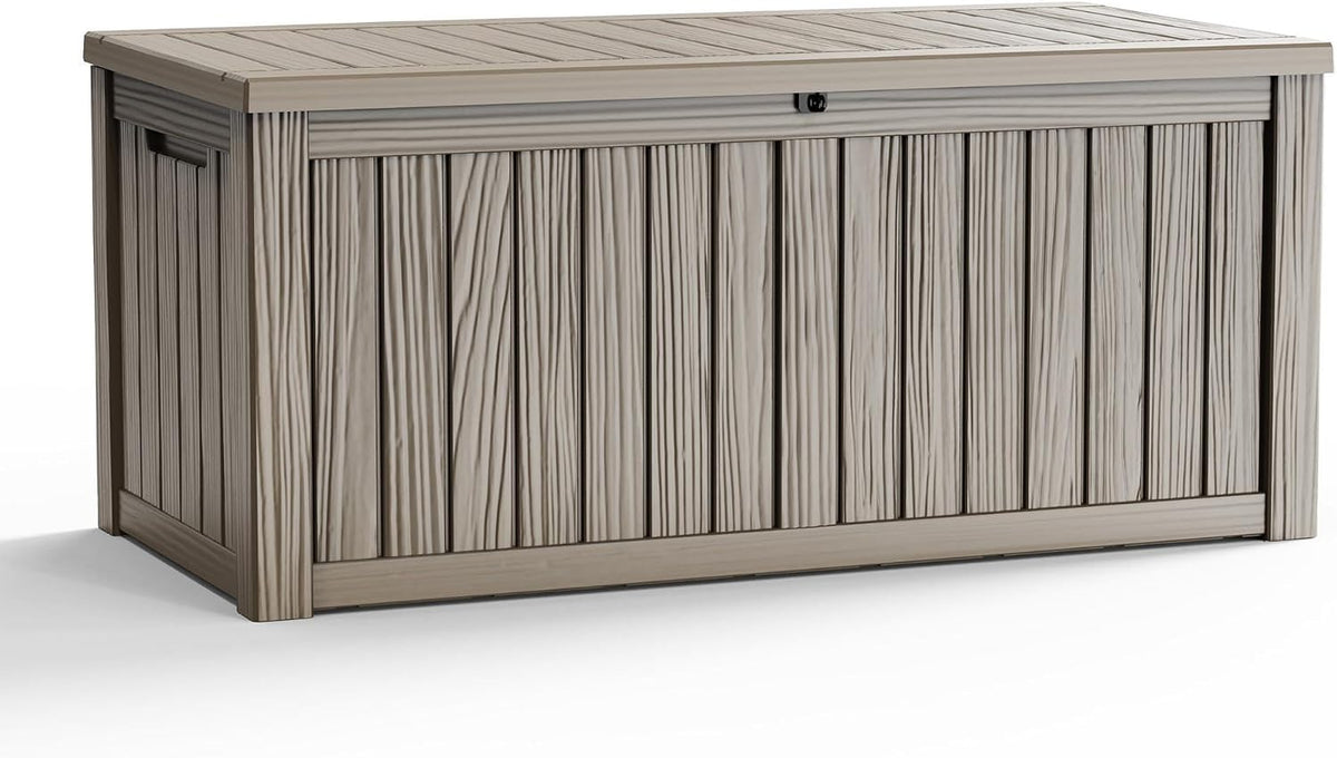 vixzen versatile resin deck box, all weather lockable, main product view