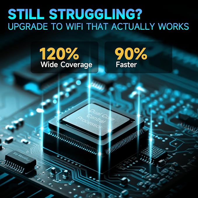 WiFi Extender, 2026 Strongest WiFi Extender Signal Booster, Whole Home Internet - Image 3