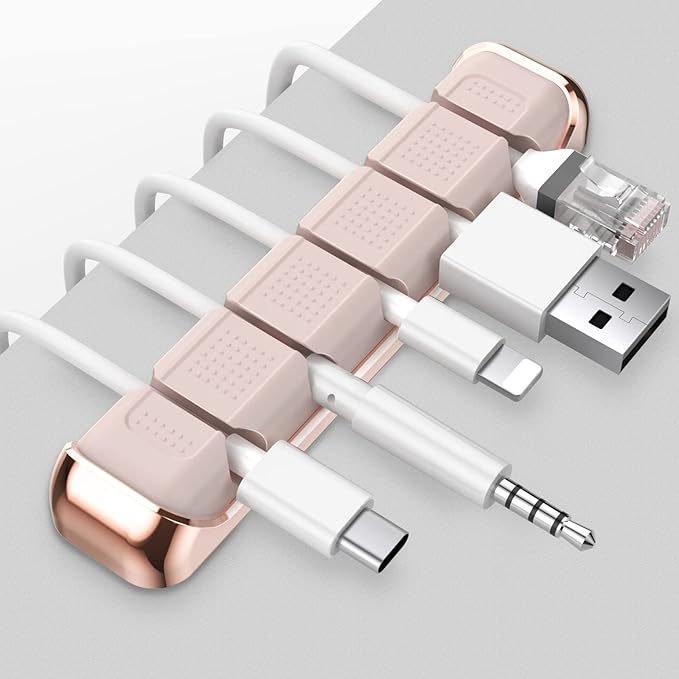 AHASTYLE Cable Organizer Holder 5 Slots Desktop Cord Wire Clips Keeper by AHASTYLE