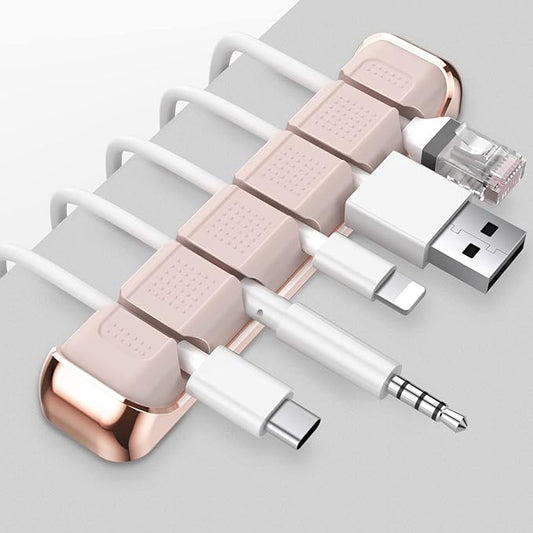 AHASTYLE Cable Organizer Holder 5 Slots Desktop Cord Wire Clips Keeper by AHASTYLE