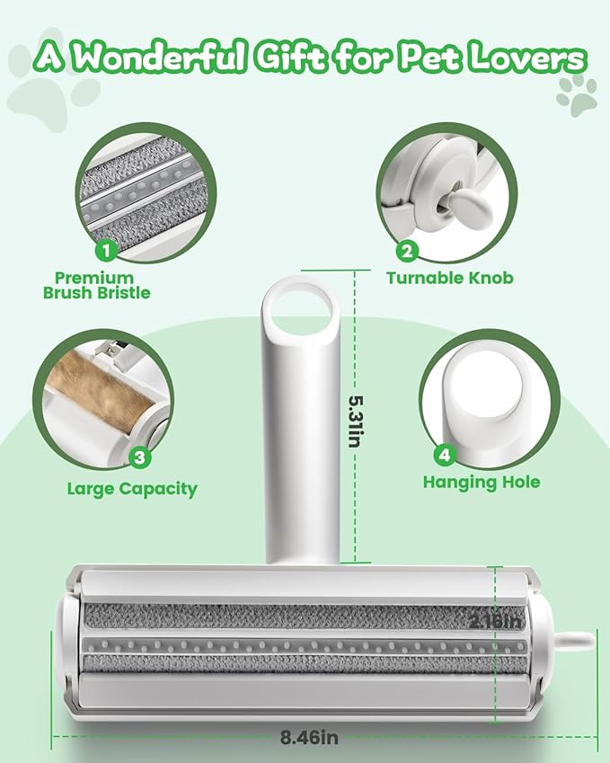 Pet Hair Remover, DAINTIER Reusable Removal Tool, Upgraded Lint Removal - Image 7