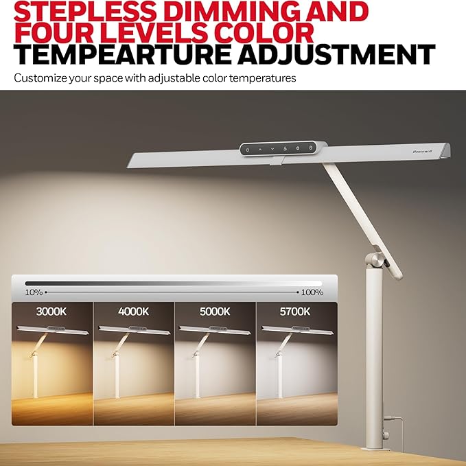 Honeywell LED Desk Lamp with Clamp - Image 5