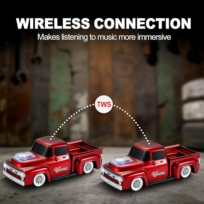 Vintage Pickup Truck Bluetooth Speaker, Retro Truck Model - Image 3