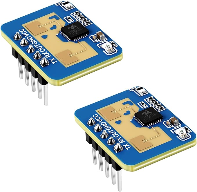XIITIA 2pcs LD2410C Human Presence Radar Sensor Module HLK-LD2410 Sensor Module by XIITIA