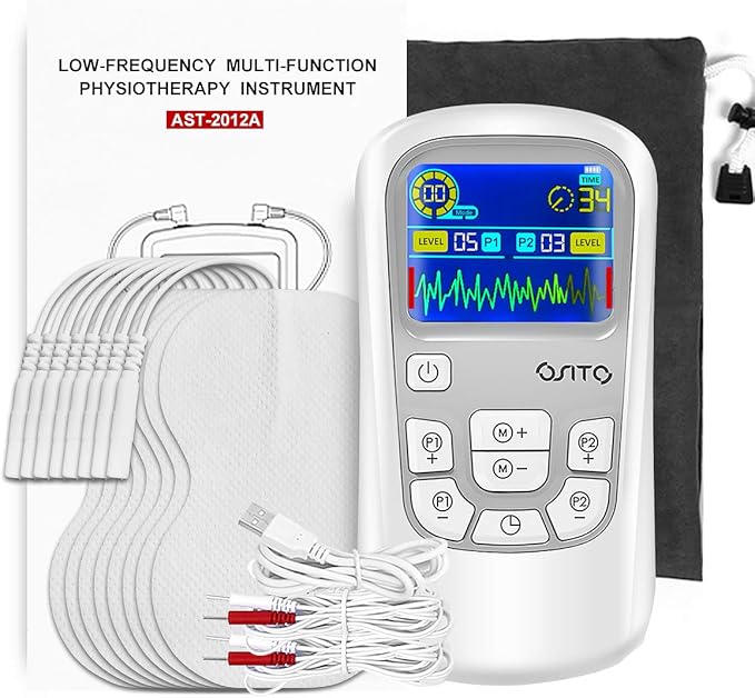 OSITO TENS Unit Muscle Stimulator Rechargeable Electronic Pulse Massager - Image 6