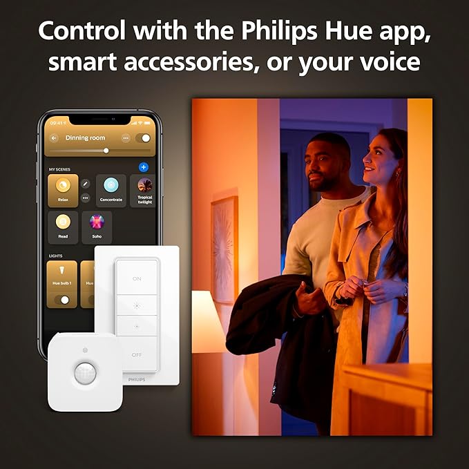 Philips Hue Datura Smart Ceiling Panel White & Color Light, Voice Control - Image 6