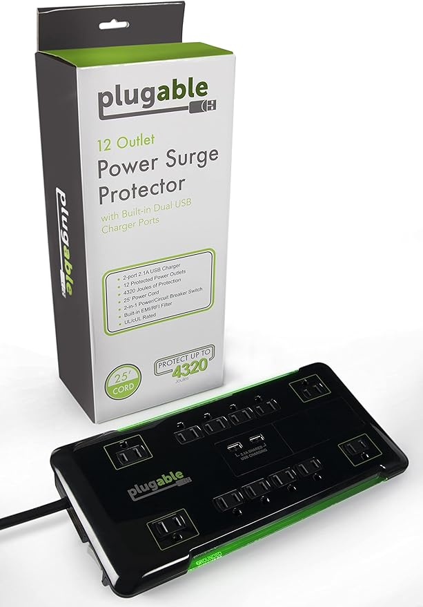 Plugable Surge Protector Power Strip - Image 5