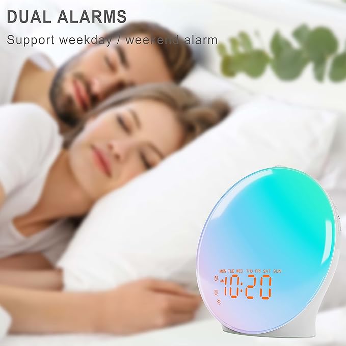 Wake Up Light Sunrise Alarm Clock - Image 5