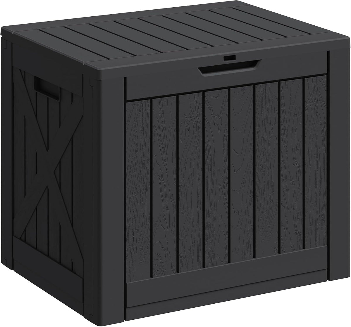greesum 40 gallon resin deck box, outdoor storage, main product view