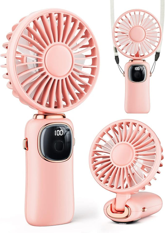 coldSky Portable Handheld Fan, 4000mAh Battery Operated by Fabricshaver